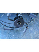 Venini Italian Glass Tube Chandelier