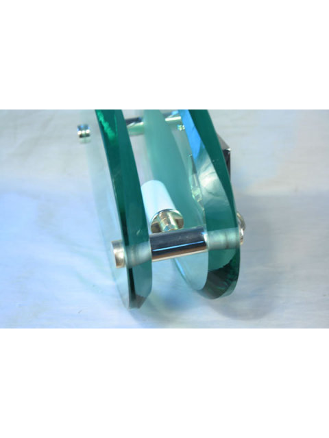 Art Deco/Modern Glass Oval Sconce
