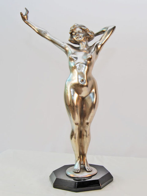 Antique Silver Bronze Patina