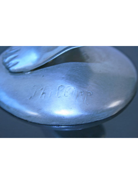 Antique Silver Bronze Patina