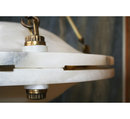 Art Deco Alabaster Chandelier