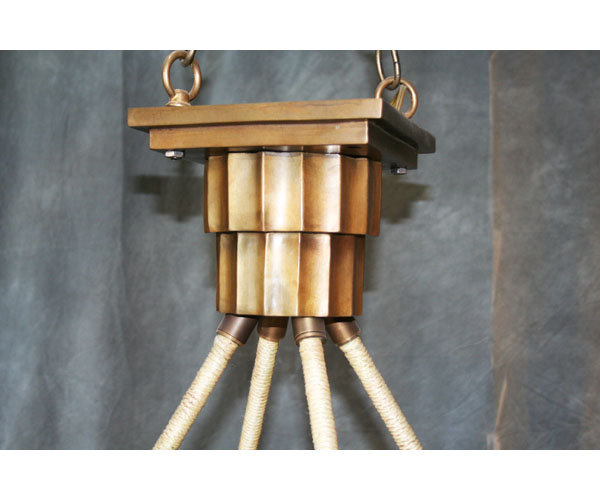 Art Deco Alabaster Chandelier