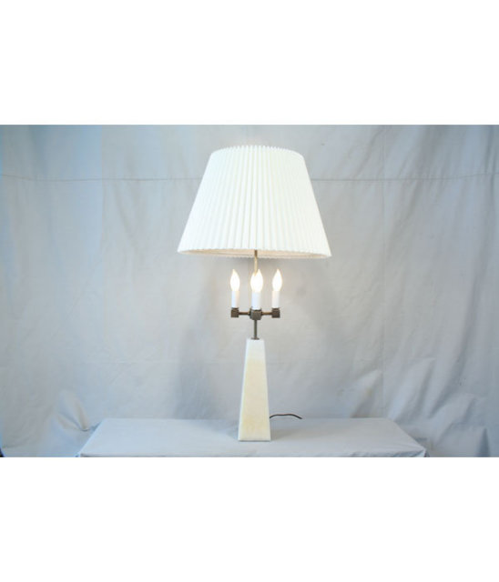 Modern Golden Onyx Lamp