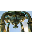 Antique Brass Art Deco Chandelier Lighting