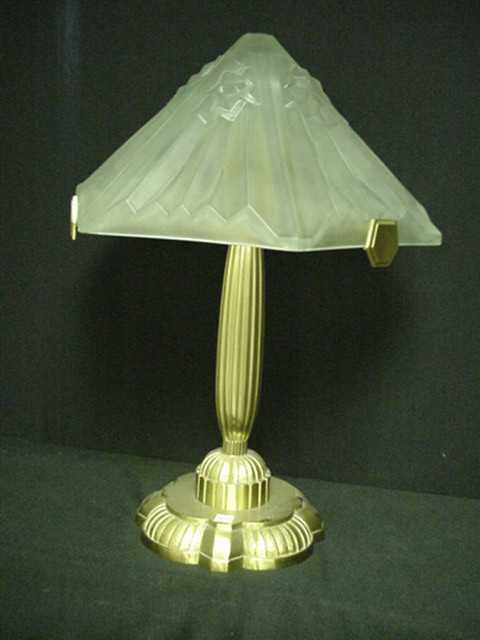 #128 French Art Deco Lamp