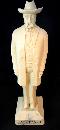 JACK DANIEL (1850-1911) PAINTED WOOD ADVERTISING FIGURE 17.75 IN./TENNESSEE WHISKEY & DISTILLERY