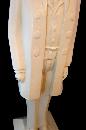 JACK DANIEL (1850-1911) PAINTED WOOD ADVERTISING FIGURE 17.75 IN./TENNESSEE WHISKEY & DISTILLERY
