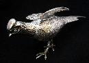 Silver Plate Pheasant Bird Set, 1850-1870