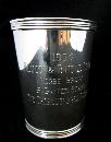 Sterling Silver Mint Julep Cup/Block & Bridle 1954