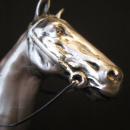 Sterling Silver Man on Horse Sculpture