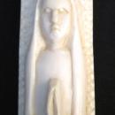 IVORY MADONNA CANE c. 1900 / 14.5