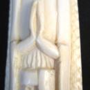 IVORY MADONNA CANE c. 1900 / 14.5