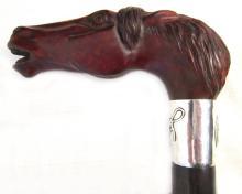 Wooden Horse Walking Stick