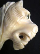 Ivory Lion Walking Stick