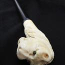 Ivory Lion Walking Stick