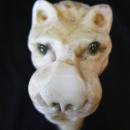 Ivory Lion Walking Stick