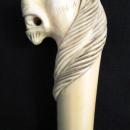 Ivory Lion Walking Stick