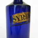 Antique Cobalt Apothecary Jar with Stopper