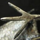 SILVER FIGURAL ROOSTER TABLE ORNAMENT/c. 1920s
