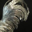 SILVER FIGURAL ROOSTER TABLE ORNAMENT/c. 1920s