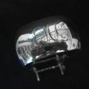RARE SOUTHERN COIN SILVER CHOP TONGS 11-1/4 IN. JOS. M. FREEMAN NORFOLK VA C. 1840s