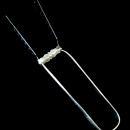 RARE SOUTHERN COIN SILVER CHOP TONGS 11-1/4 IN. JOS. M. FREEMAN NORFOLK VA C. 1840s