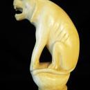 IVORY LION CANE c.1900-1910 FIGURAL/ROSEWOOD