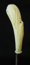 Ivory Pelican Walking Stick, c. 1920s
