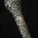 Sterling Silver Waking Stick/Late Victorian/Repoussé