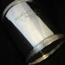 E.& D. KINSEY COIN SILVER AGRICULTURAL PREMIUM CUP 1856