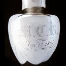 Antique SS Bailey & Co. Salt Shaker Coin Silver