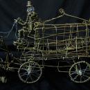 Vannoy Streeter Wire Sculpture, Hearse