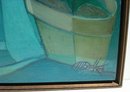 MID-CENTURY MODERNISM O/C SURRREAL PORTRAIT OF LADY/MURRAY BELKIN AMERICAN