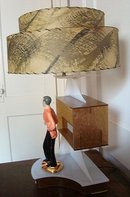 EAMES ERA LAMP/MID-CENTURY MODERN/MAN IN TUXEDO