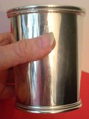 TRUMAN JULEP CUP/STERLING SILVER/RARE FIND/1940s PRESIDENTIAL ERA