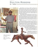 SULTON ROGERS CARVING/SOUTHERN FOLK & OUTSIDER ART/PINE DEXTROUS COUPLE
