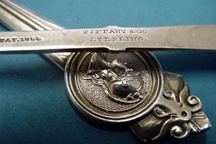 Medallion Gorham Egg Spoons Sterling Silver