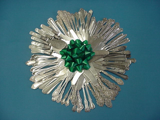 Flat Butter Knives Sterling Silver