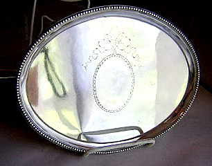 Tray for teapot London 1784 1785