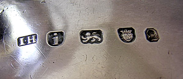 Tray for teapot London 1784 1785