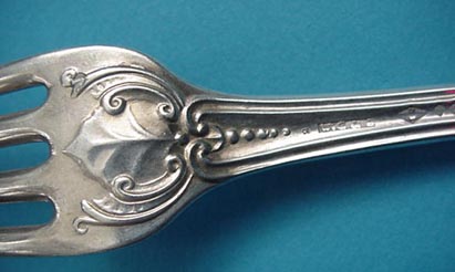 Jenny Lind Dinner Forks Coin Silver 10