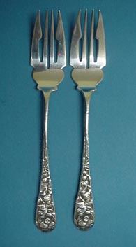 Eglantine Gorham Fish Forks Sterling Silver