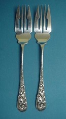 Eglantine Gorham Fish Forks Sterling Silver
