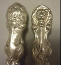 Lion Frank Smith Steak Carving set Sterling Silver