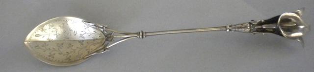 Calla Lily Berry Spoon Whiting Sterling Silver