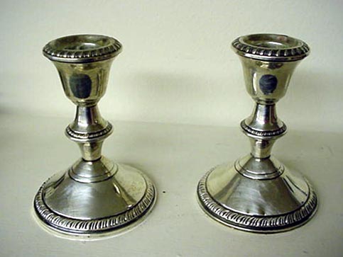 Silver Candlesticks sterling