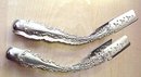 Louis XV Whiting Individual Asparagus tongs pair sterling