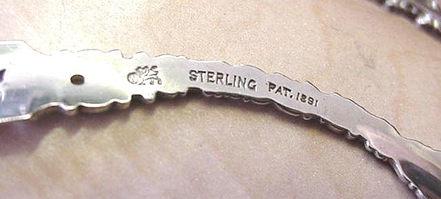 Louis XV Whiting Individual Asparagus tongs pair sterling