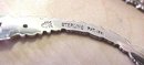 Louis XV Whiting Individual Asparagus tongs pair sterling