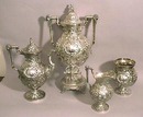 R. & W. Wilson Phila Cream Jug(Shreve)& Sugar